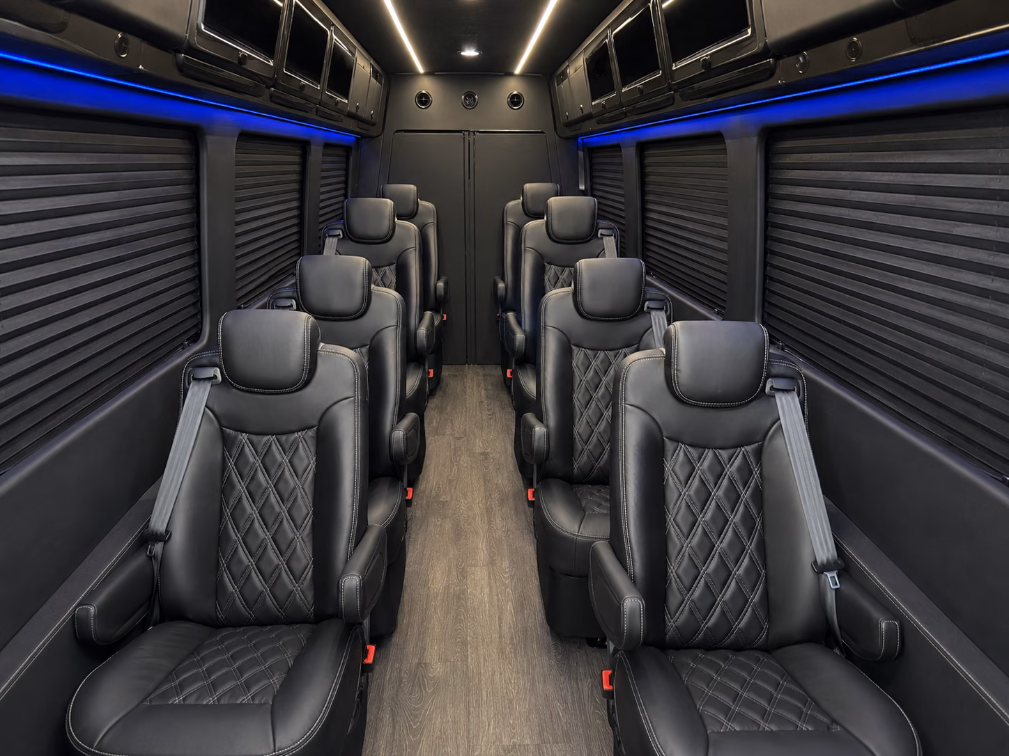 albuquerque 8 passenger sprinter van inside